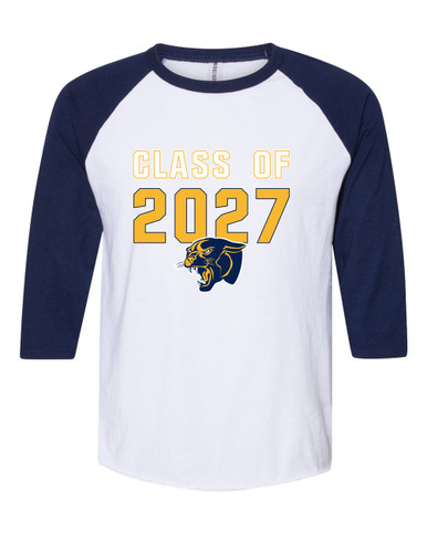 Round Lake Panthers Class of 2027 Men's Baseball T-Shirt