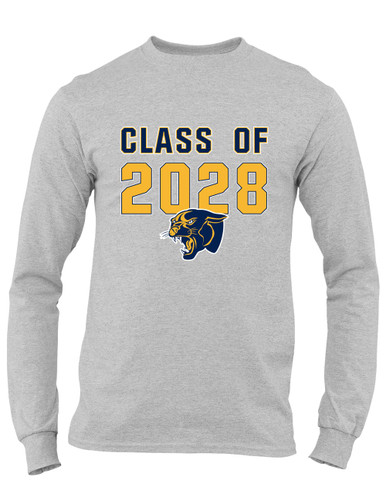 Round Lake Panthers Class of 2028 Men's LS T-Shirt