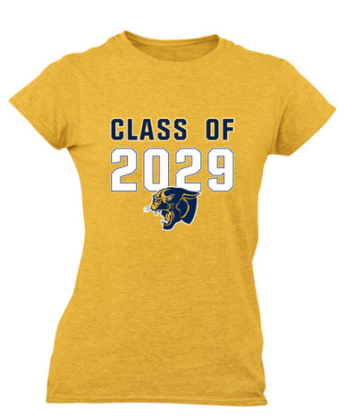 Round Lake Panthers Class of 2029 Women's Premium SS T-Shirt
