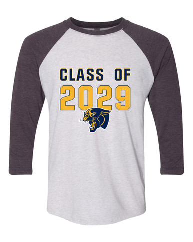 Round Lake Panthers Class of 2029 Men's Baseball T-Shirt
