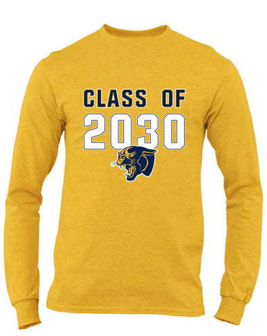 Round Lake Panthers Class of 2030 Men's LS T-Shirt