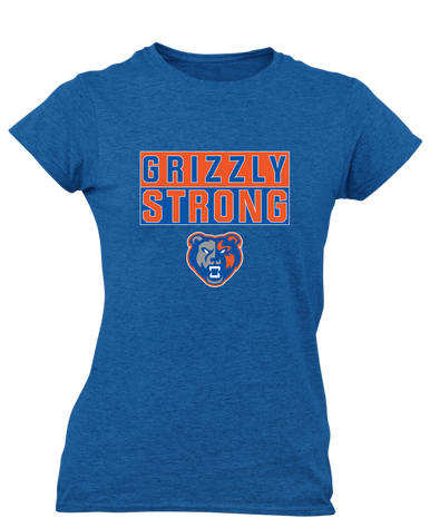 Grand Oaks Grizzlies Strong #1 Women's SS T-Shirt