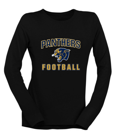 Round Lake Panthers Football #1 Women's Premium LS T-Shirt