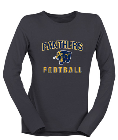 Round Lake Panthers Football #1 Women's LS T-Shirt