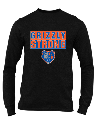 Grand Oaks Grizzlies Strong #1 Men's LS T-Shirt