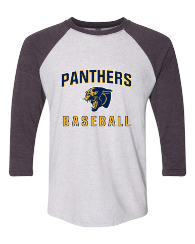 Round Lake Panthers Baseball #1 Women's Baseball T-Shirt