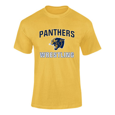Round Lake Panthers Wrestling Men's SS T-Shirt