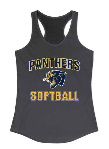 Round Lake Panthers Softball #1 Women's Tank Top