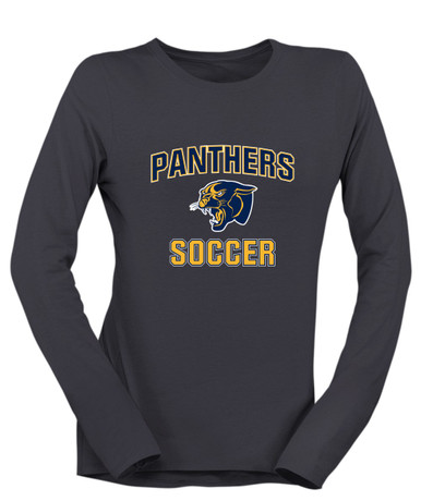 Round Lake Panthers Soccer #1 Women's LS T-Shirt