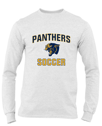 Round Lake Panthers Soccer #1 Men's LS T-Shirt