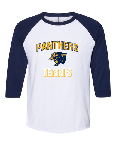 Round Lake Panthers Tennis Men's Baseball T-Shirt