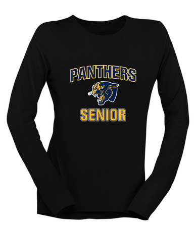 Round Lake Panthers Senior #1 Women's LS T-Shirt