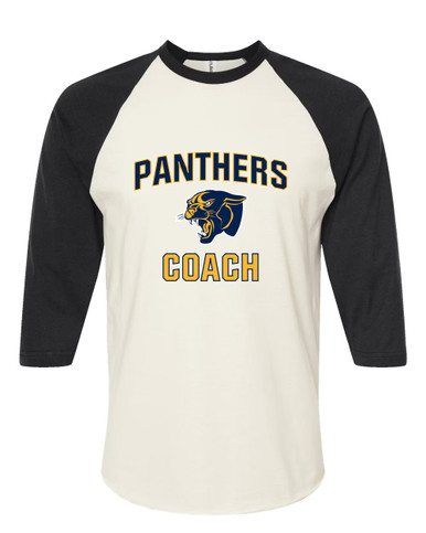 Round Lake Panthers Coach Women's Baseball T-Shirt