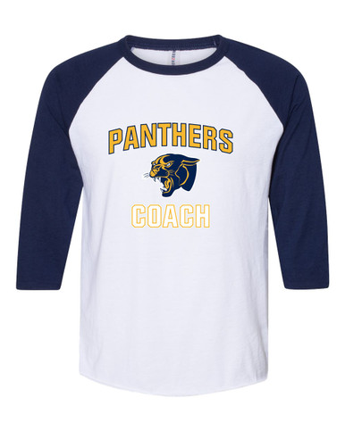 Round Lake Panthers Coach Men's Baseball T-Shirt