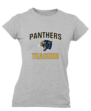 Round Lake Panthers Teacher Women's SS T-Shirt