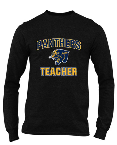 Round Lake Panthers Teacher Men's Premium LS T-Shirt