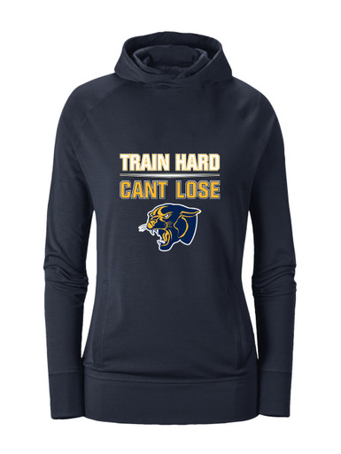Round Lake Panthers Train Hard, Can't Lose Women's Hoodie