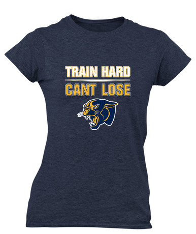 Round Lake Panthers Train Hard, Can't Lose Women's SS T-Shirt