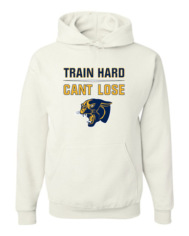 Round Lake Panthers Train Hard, Can't Lose Men's Premium Hoodie