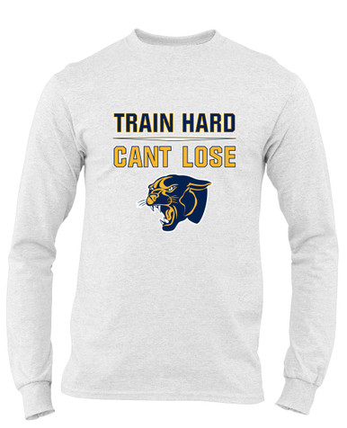 Round Lake Panthers Train Hard, Can't Lose Men's Premium LS T-Shirt