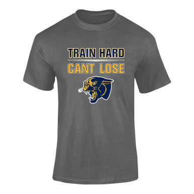 Round Lake Panthers Train Hard, Can't Lose Men's SS T-Shirt