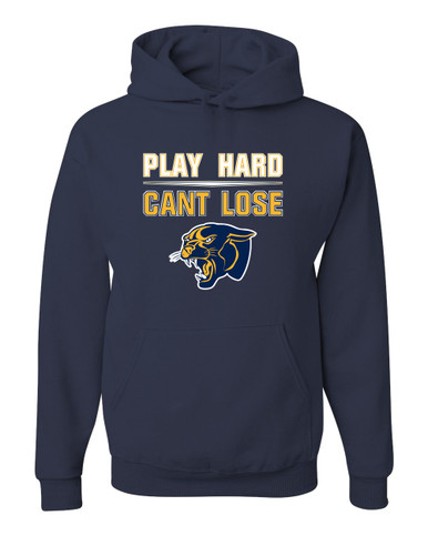 Round Lake Panthers Play Hard, Can't Lose Men's Premium Hoodie