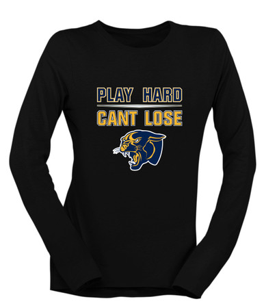 Round Lake Panthers Play Hard, Can't Lose Women's LS T-Shirt