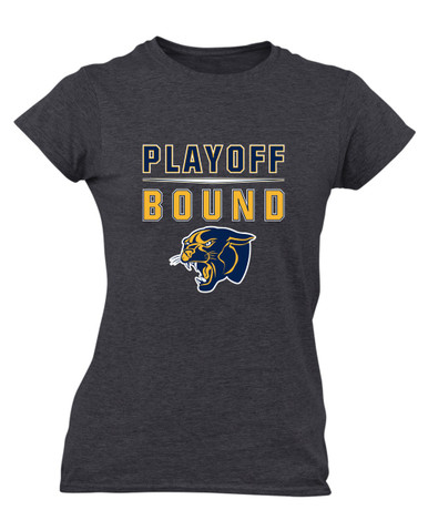 Round Lake Panthers Playoff Bound Women's SS T-Shirt