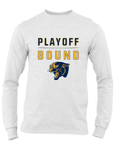 Round Lake Panthers Playoff Bound Men's LS T-Shirt