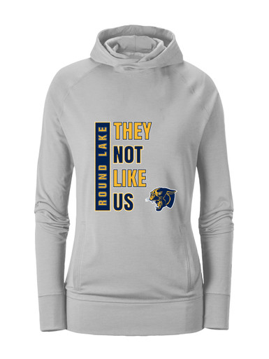Round Lake Panthers They Not Like Us #1 Women's Hoodie