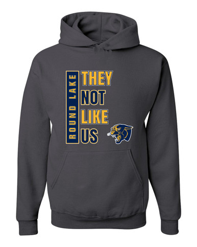 Round Lake Panthers They Not Like Us #1 Men's Premium Hoodie