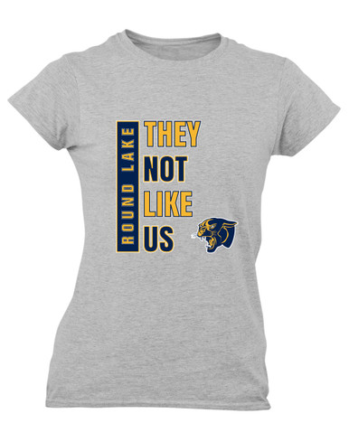 Round Lake Panthers They Not Like Us #1 Women's Premium SS T-Shirt