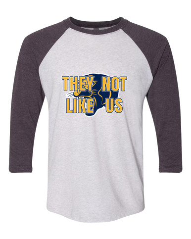 Round Lake Panthers They Not Like Us #2 Women's Baseball T-Shirt
