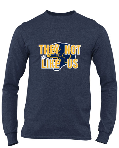 Round Lake Panthers They Not Like Us #2 Men's LS T-Shirt