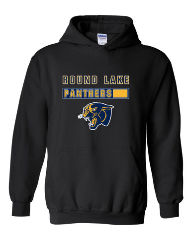 Round Lake Panthers Mascot #7 Men's Hoodie
