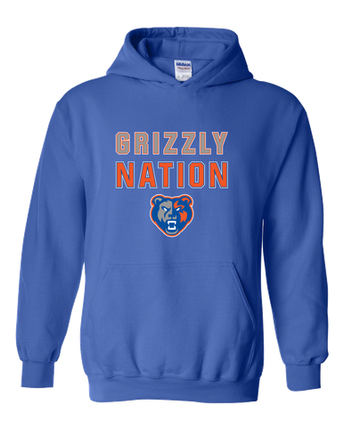 Grand Oaks Grizzlies Nation #2 Men's Hoodie