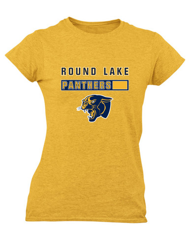 Round Lake Panthers Mascot #7 Women's SS T-Shirt