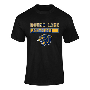 Round Lake Panthers Mascot #7 Men's SS T-Shirt