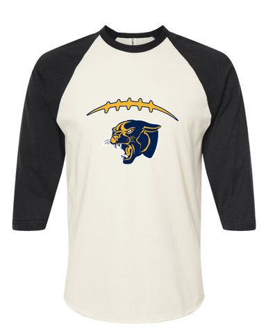 Round Lake Panthers Football #2 Women's Baseball T-Shirt