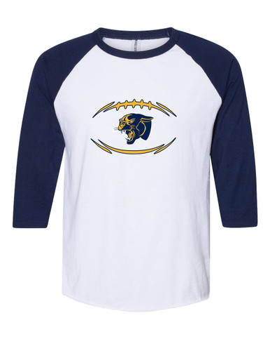 Round Lake Panthers Football #3 Women's Baseball T-Shirt