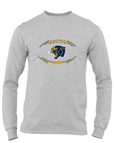Round Lake Panthers Football #3 Men's LS T-Shirt