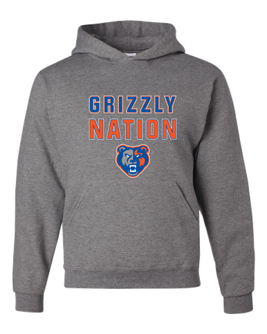 Grand Oaks Grizzlies Nation #2 Men's Premium Hoodie