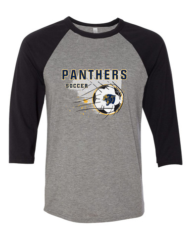 Round Lake Panthers Soccer #2 Men's Baseball T-Shirt