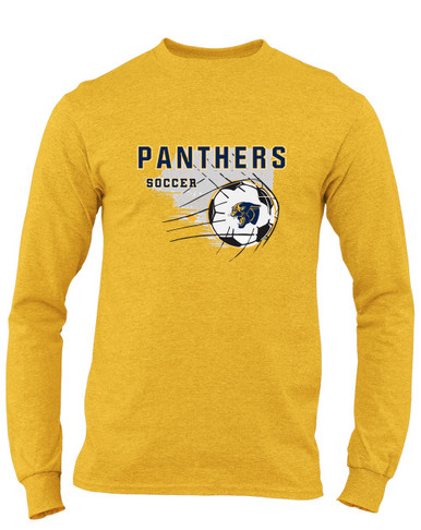 Round Lake Panthers Soccer #2 Men's LS T-Shirt