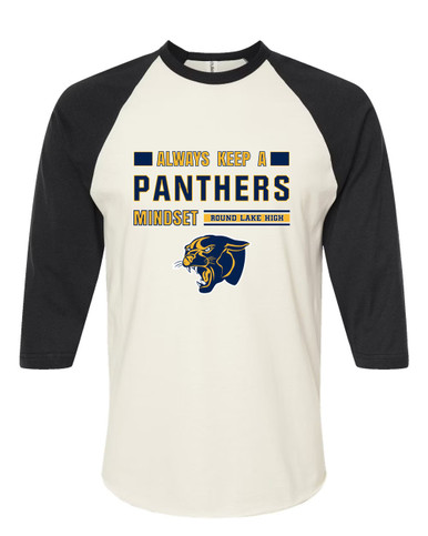 Round Lake Panthers Mindset Women's Baseball T-Shirt