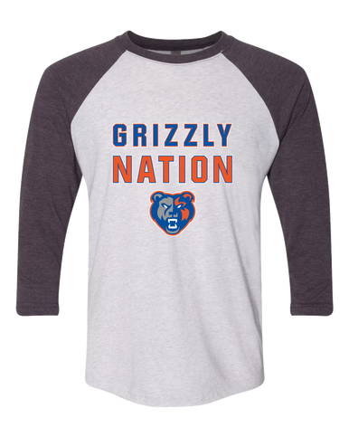 Grand Oaks Grizzlies Nation #2 Men's Baseball T-Shirt