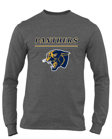 Round Lake Panthers Mascot #8 Men's LS T-Shirt