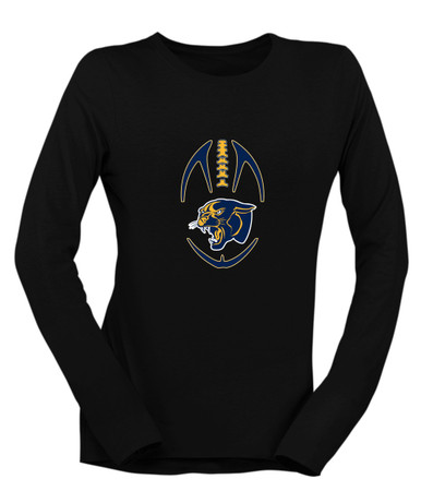 Round Lake Panthers Football #4 Women's LS T-Shirt