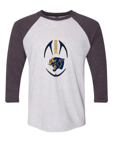 Round Lake Panthers Football #4 Men's Baseball T-Shirt
