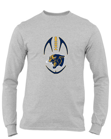 Round Lake Panthers Football #4 Men's LS T-Shirt